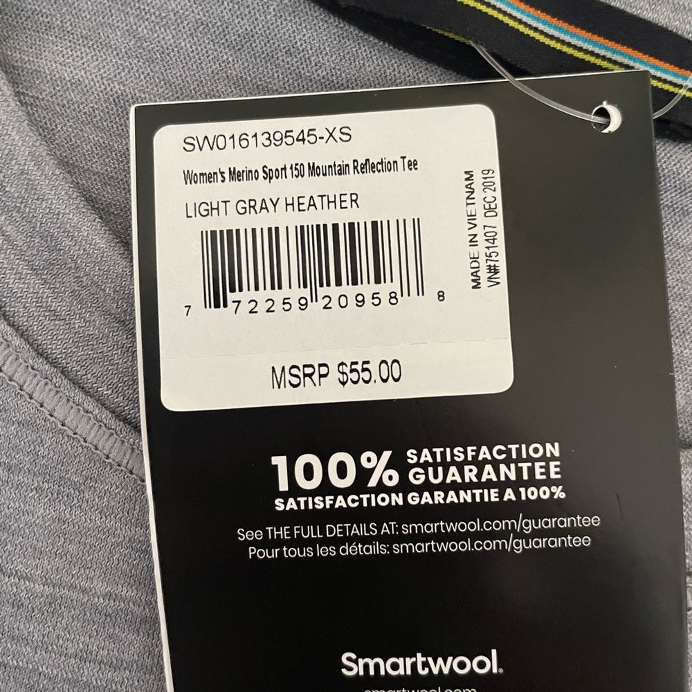 Smartwool Merino Sport 150 Mountain Reflection T-Shirt - Picture 8 of 8